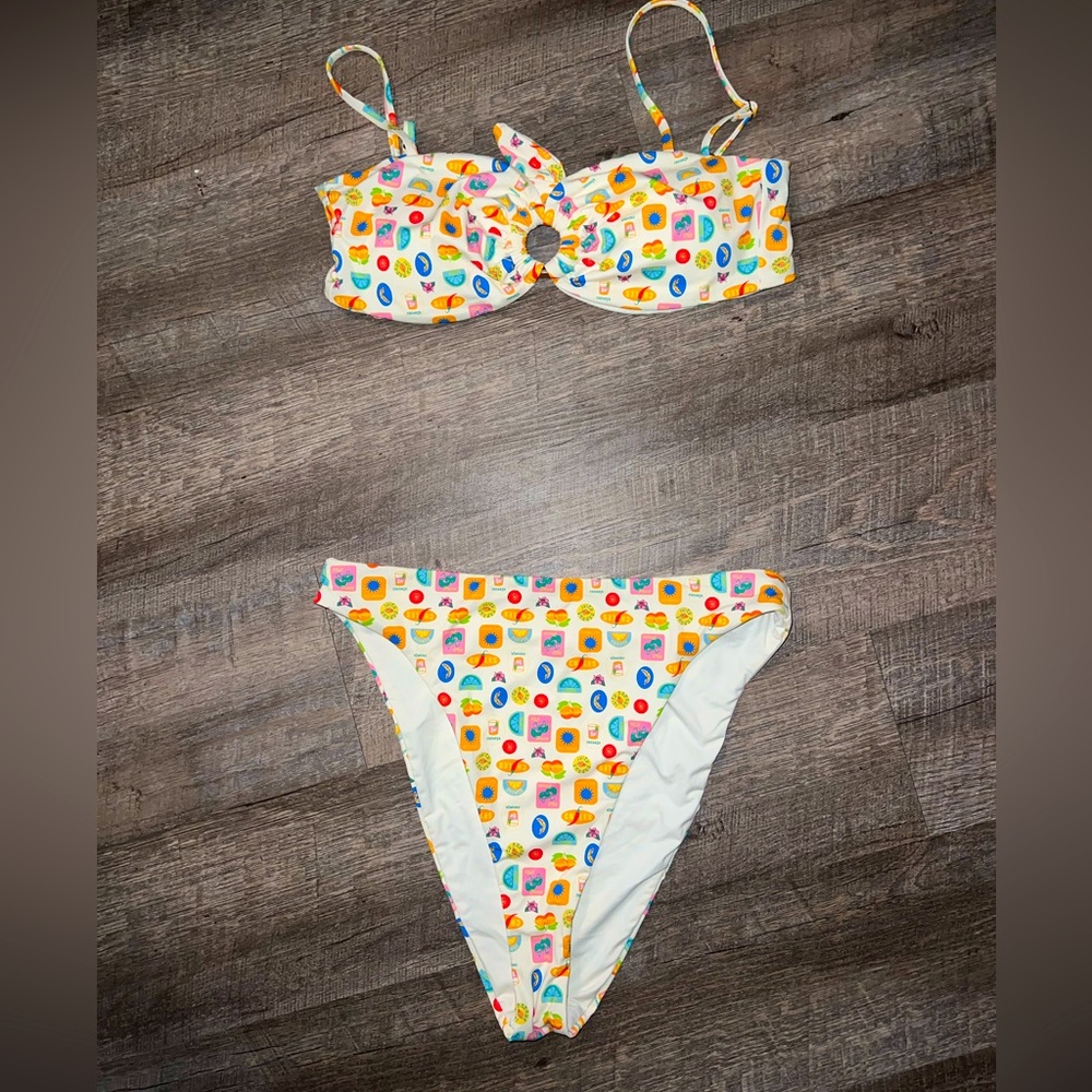 Dippin' Daisy's Colorful Patterned Bikini